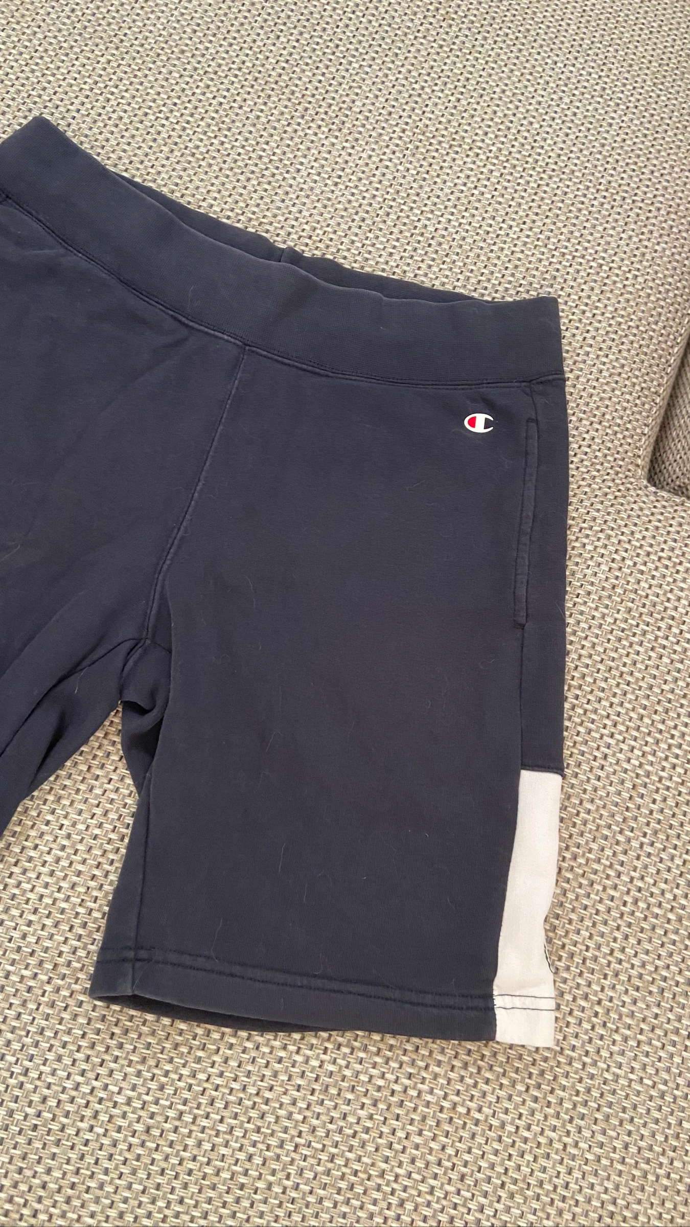 Shorts de algodão marca Champions azul marinho – photo 6